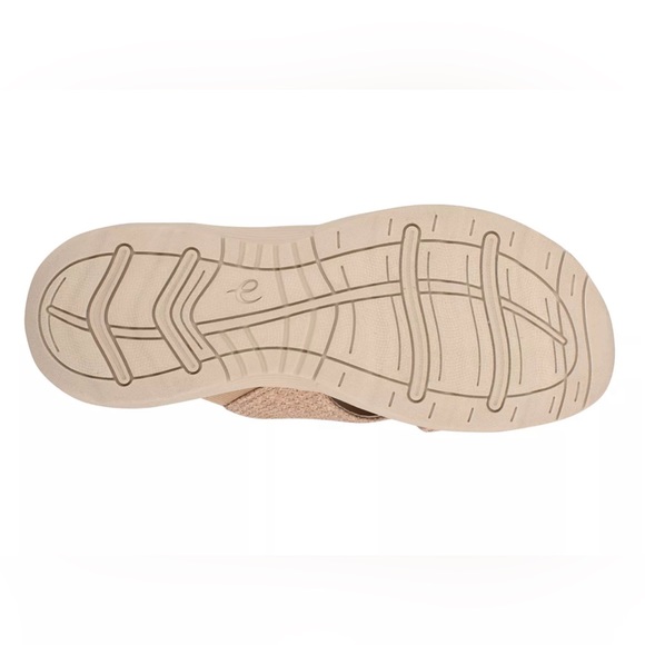 EASY SPIRIT Women's Taite Square Toe Casual Flat Sandals Light Natural 7… - Picture 5 of 14